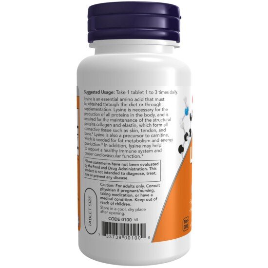 L-Lizina 500mg - 100 Tablete