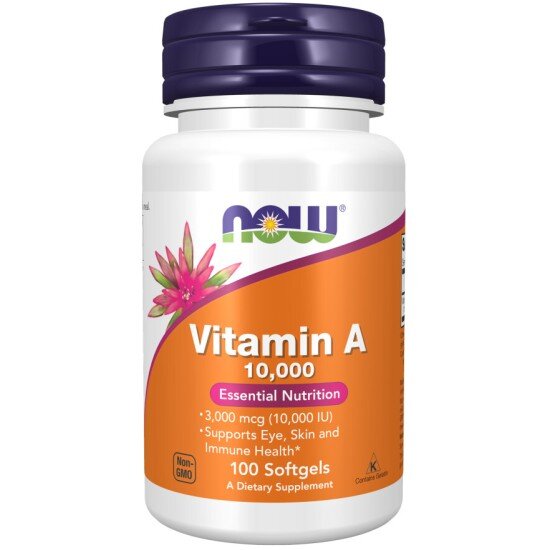 Vitamina A 10,000 IU - 100 Softgels