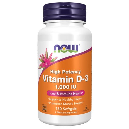 Vitamina D-3 1000 IU - 180 Softgels