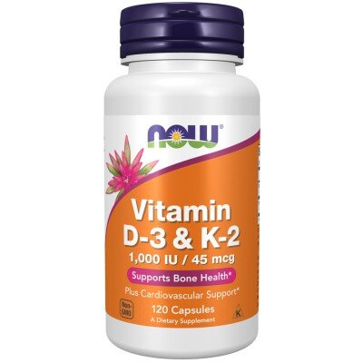 Vitamina D-3 1000 IU & K-2 - 120 Capsule vegetale