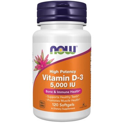 Vitamina D-3 5000 IU - 120 Softgels