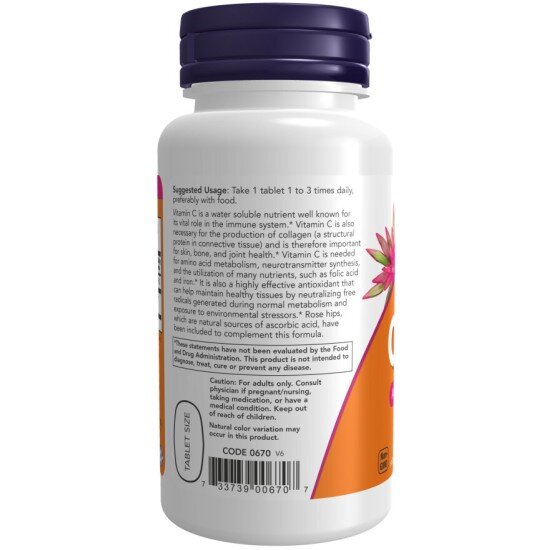 Vitamina C-500 cu Macese - 100 Tablete