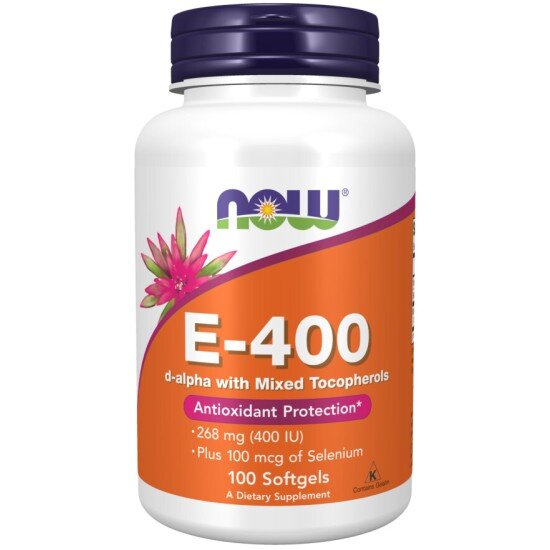 Vitamina E-400 IU cu Seleniu - 100 Softgels
