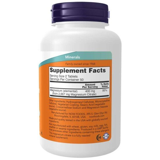 Magneziu Citrat 200mg - 100 Tablete