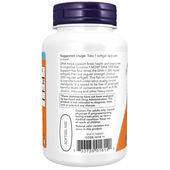 DHA -1000, Suport cognitiv - 90 Softgels