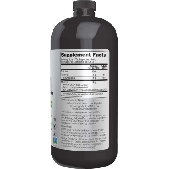 MCT Oil, Controlul greutatii - 946ml