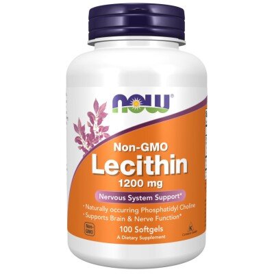 Lecitina Non-GMO 1200mg - 100 Softgels