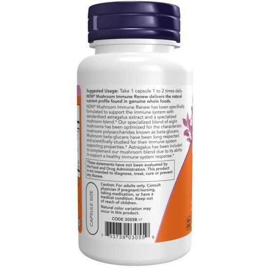 Immune Renew, Imunostimulator din amestec de ciuperci - 90 Capsule vegetale