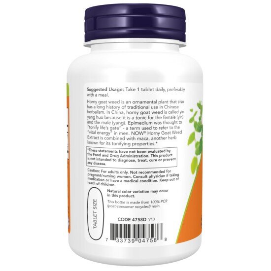 Horny Goat Weed Extract 750mg - 90 Tablete
