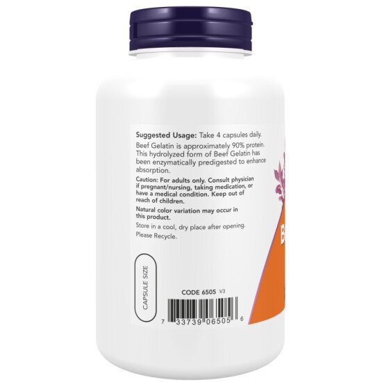 Gelatina Hidrolizata din Vita - 200 Capsule