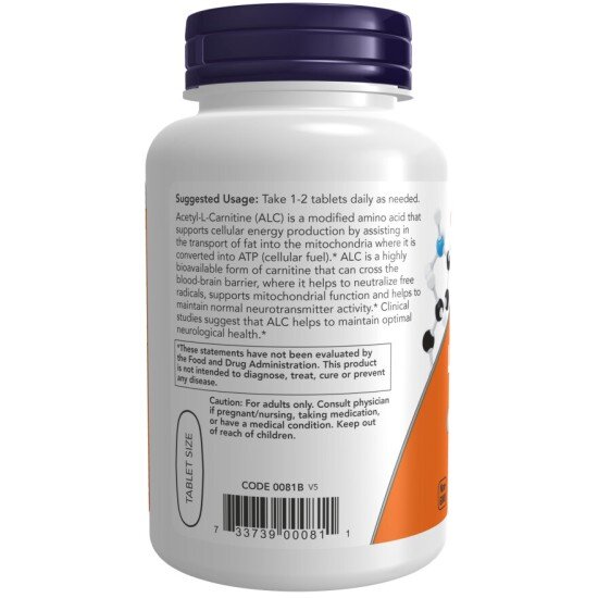 Acetyl L-Carnitina 750 mg - 90 Tablete