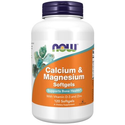 Calciu si Magneziu cu Vitamina D-3 si Zinc - 120 Softgels