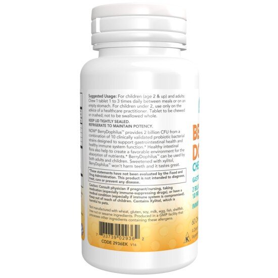 BerryDophilus Probiotic - 60 Tablete masticabile
